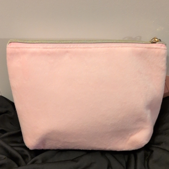 Juicy Couture Blush Pink Cosmetic Bag with Gold Accents - Picture 7 of 11